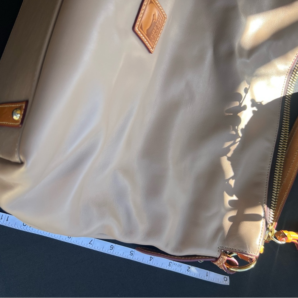 Dooney & Bourke Tan Leather Shoulder Bag - Picture 12 of 12
